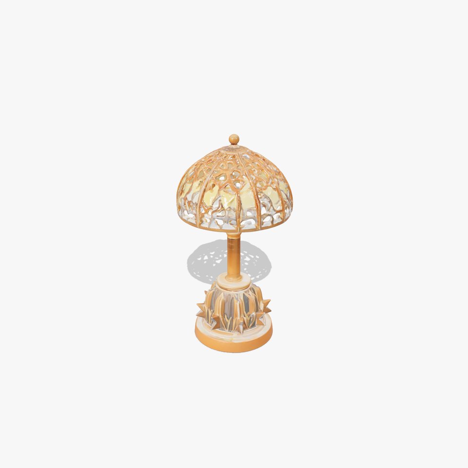 Art Deco Bronze Lamp model pack